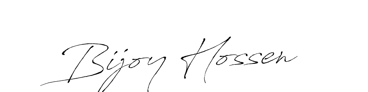 How to make Bijoy Hossen name signature. Use Antro_Vectra style for creating short signs online. This is the latest handwritten sign. Bijoy Hossen signature style 6 images and pictures png