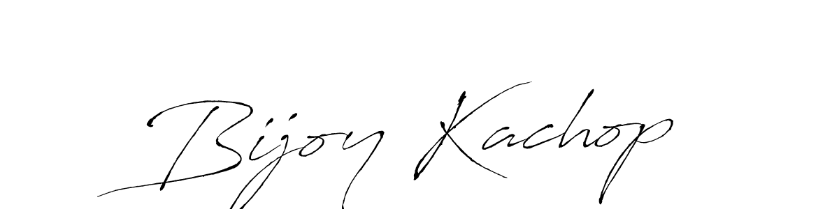 Design your own signature with our free online signature maker. With this signature software, you can create a handwritten (Antro_Vectra) signature for name Bijoy Kachop. Bijoy Kachop signature style 6 images and pictures png