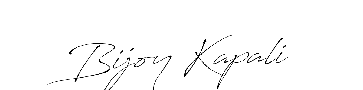 Design your own signature with our free online signature maker. With this signature software, you can create a handwritten (Antro_Vectra) signature for name Bijoy Kapali. Bijoy Kapali signature style 6 images and pictures png