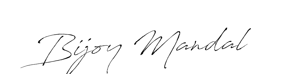 Make a beautiful signature design for name Bijoy Mandal. With this signature (Antro_Vectra) style, you can create a handwritten signature for free. Bijoy Mandal signature style 6 images and pictures png