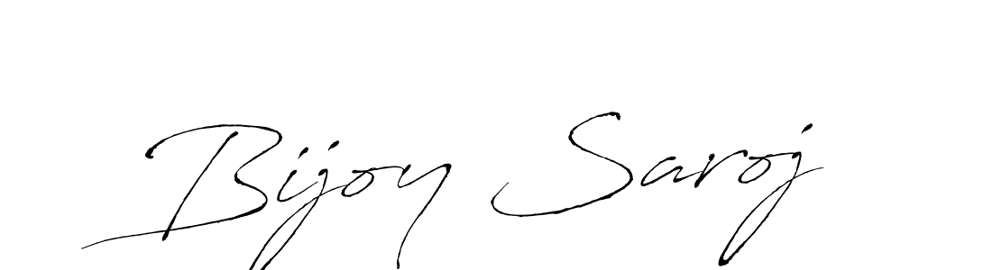 Design your own signature with our free online signature maker. With this signature software, you can create a handwritten (Antro_Vectra) signature for name Bijoy Saroj. Bijoy Saroj signature style 6 images and pictures png