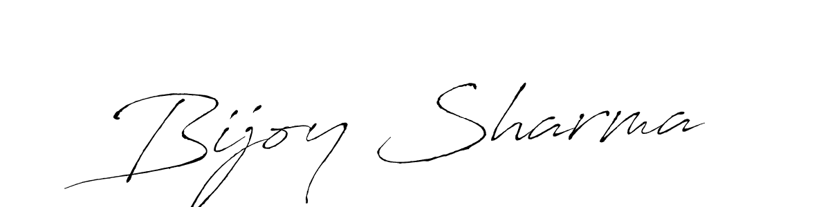 Create a beautiful signature design for name Bijoy Sharma. With this signature (Antro_Vectra) fonts, you can make a handwritten signature for free. Bijoy Sharma signature style 6 images and pictures png
