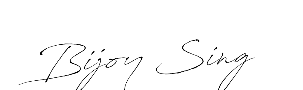 Bijoy Sing stylish signature style. Best Handwritten Sign (Antro_Vectra) for my name. Handwritten Signature Collection Ideas for my name Bijoy Sing. Bijoy Sing signature style 6 images and pictures png