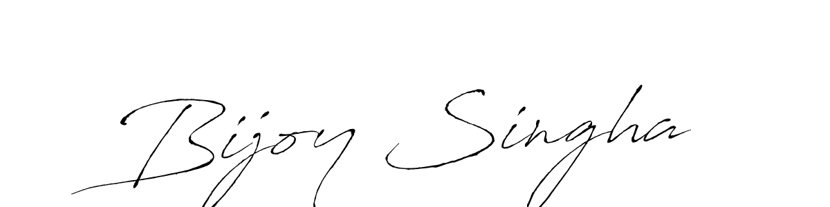 How to make Bijoy Singha name signature. Use Antro_Vectra style for creating short signs online. This is the latest handwritten sign. Bijoy Singha signature style 6 images and pictures png