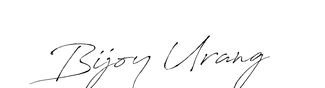 if you are searching for the best signature style for your name Bijoy Urang. so please give up your signature search. here we have designed multiple signature styles  using Antro_Vectra. Bijoy Urang signature style 6 images and pictures png