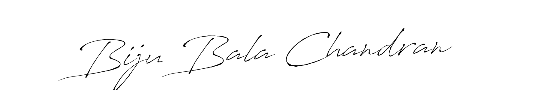 How to make Biju Bala Chandran name signature. Use Antro_Vectra style for creating short signs online. This is the latest handwritten sign. Biju Bala Chandran signature style 6 images and pictures png