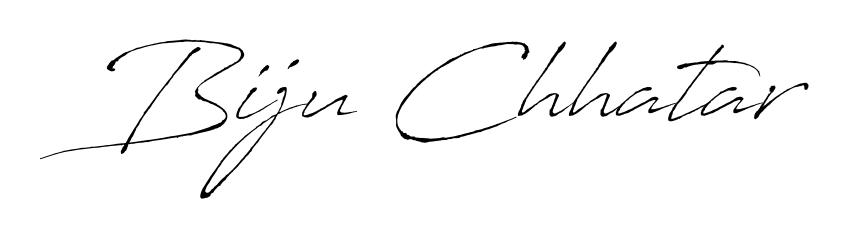 Explore multiple handwriting variations for Biju Chhatar including this stunning Antro_Vectra design. Free to use across all platforms. Biju Chhatar signature style 6 images and pictures png