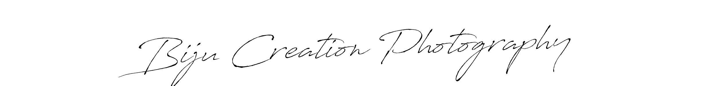 Biju Creation Photography stylish signature style. Best Handwritten Sign (Antro_Vectra) for my name. Handwritten Signature Collection Ideas for my name Biju Creation Photography. Biju Creation Photography signature style 6 images and pictures png