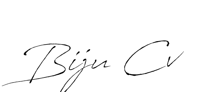Create a beautiful signature design for name Biju Cv. With this signature (Antro_Vectra) fonts, you can make a handwritten signature for free. Biju Cv signature style 6 images and pictures png