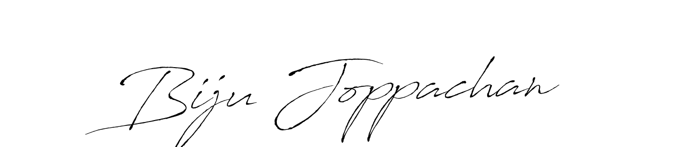 Biju Joppachan stylish signature style. Best Handwritten Sign (Antro_Vectra) for my name. Handwritten Signature Collection Ideas for my name Biju Joppachan. Biju Joppachan signature style 6 images and pictures png