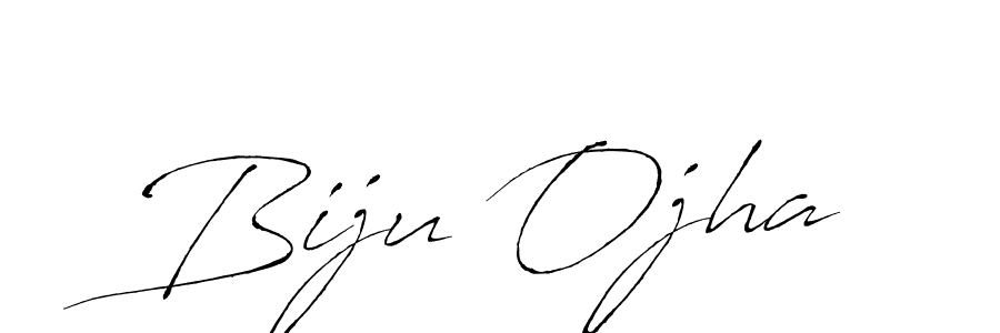 Design your own signature with our free online signature maker. With this signature software, you can create a handwritten (Antro_Vectra) signature for name Biju Ojha. Biju Ojha signature style 6 images and pictures png