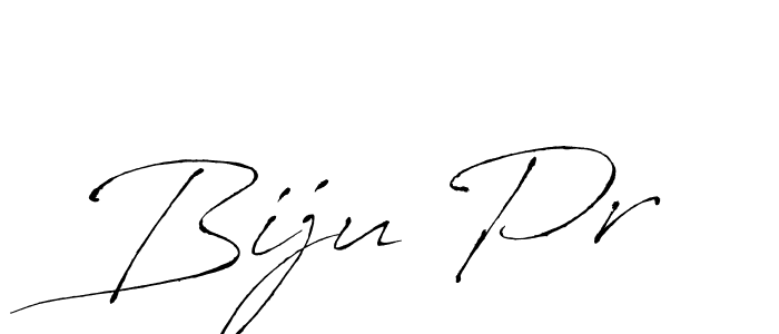 You should practise on your own different ways (Antro_Vectra) to write your name (Biju Pr) in signature. don't let someone else do it for you. Biju Pr signature style 6 images and pictures png
