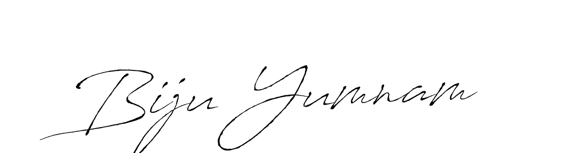 Antro_Vectra is a professional signature style that is perfect for those who want to add a touch of class to their signature. It is also a great choice for those who want to make their signature more unique. Get Biju Yumnam name to fancy signature for free. Biju Yumnam signature style 6 images and pictures png