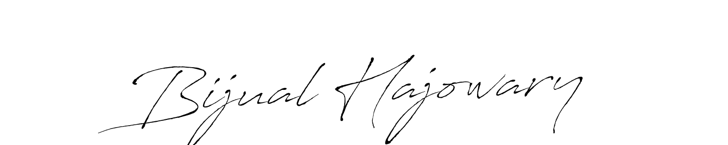 Design your own signature with our free online signature maker. With this signature software, you can create a handwritten (Antro_Vectra) signature for name Bijual Hajowary. Bijual Hajowary signature style 6 images and pictures png