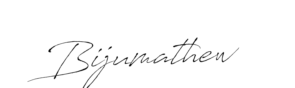 How to make Bijumathew name signature. Use Antro_Vectra style for creating short signs online. This is the latest handwritten sign. Bijumathew signature style 6 images and pictures png