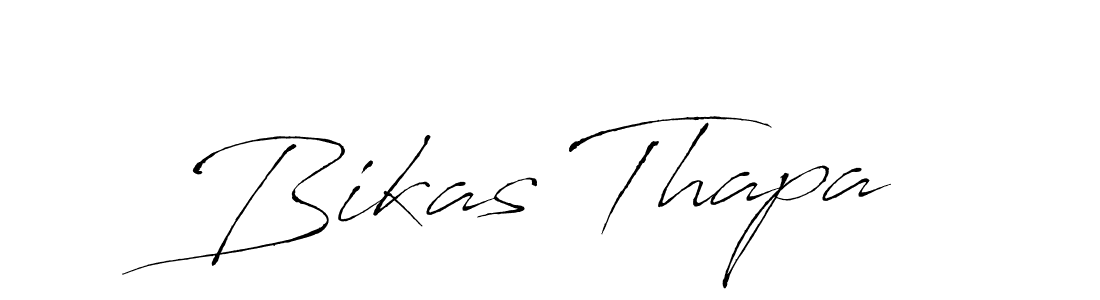 Make a beautiful signature design for name Bikas Thapa. With this signature (Antro_Vectra) style, you can create a handwritten signature for free. Bikas Thapa signature style 6 images and pictures png