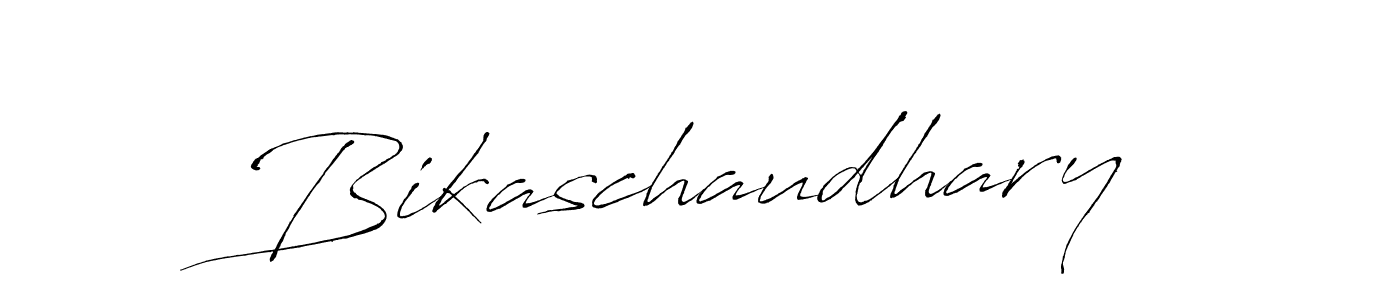 Create a beautiful signature design for name Bikaschaudhary. With this signature (Antro_Vectra) fonts, you can make a handwritten signature for free. Bikaschaudhary signature style 6 images and pictures png