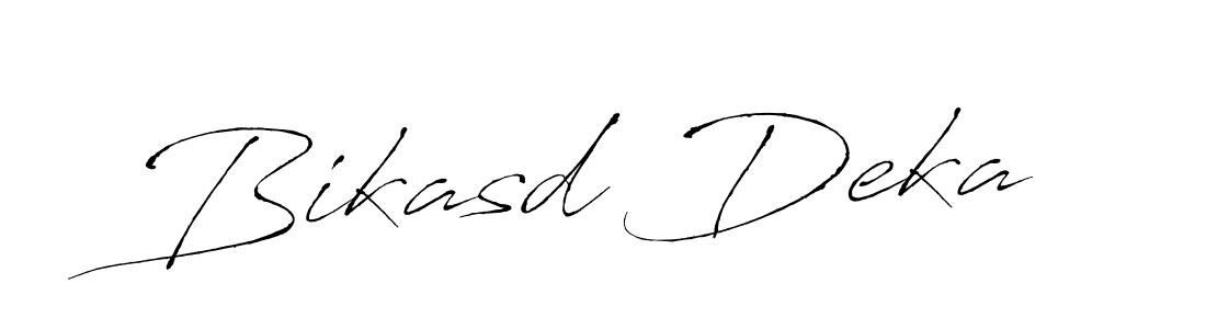 Make a beautiful signature design for name Bikasd Deka. With this signature (Antro_Vectra) style, you can create a handwritten signature for free. Bikasd Deka signature style 6 images and pictures png