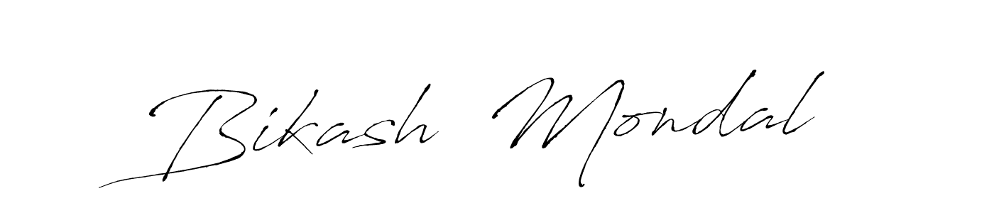 Design your own signature with our free online signature maker. With this signature software, you can create a handwritten (Antro_Vectra) signature for name Bikash  Mondal. Bikash  Mondal signature style 6 images and pictures png