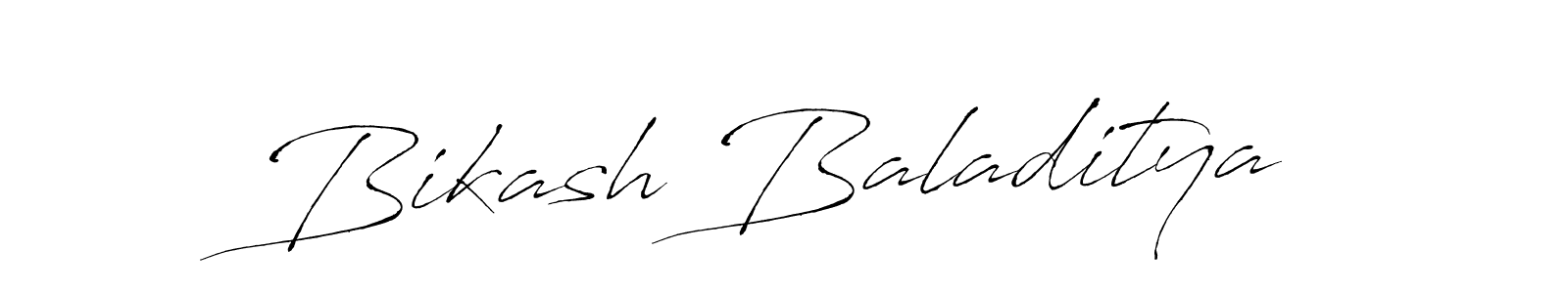 How to make Bikash Baladitya signature? Antro_Vectra is a professional autograph style. Create handwritten signature for Bikash Baladitya name. Bikash Baladitya signature style 6 images and pictures png