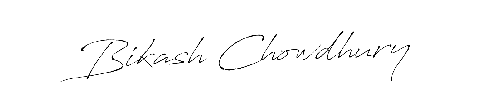 Design your own signature with our free online signature maker. With this signature software, you can create a handwritten (Antro_Vectra) signature for name Bikash Chowdhury. Bikash Chowdhury signature style 6 images and pictures png
