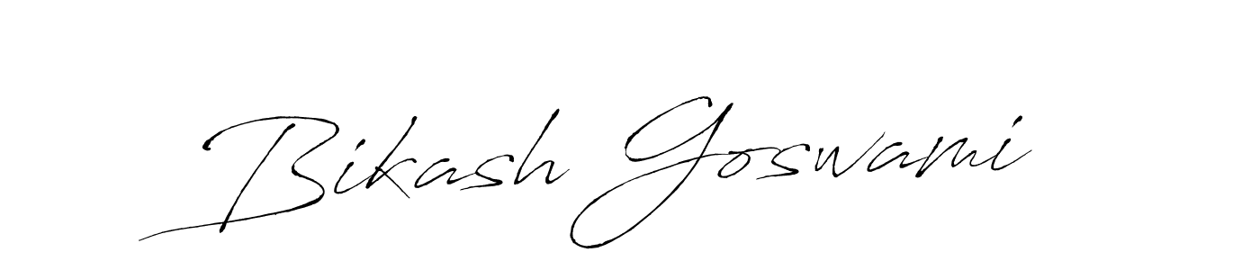 Create a beautiful signature design for name Bikash Goswami. With this signature (Antro_Vectra) fonts, you can make a handwritten signature for free. Bikash Goswami signature style 6 images and pictures png