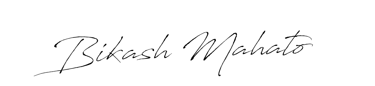 Create a beautiful signature design for name Bikash Mahato. With this signature (Antro_Vectra) fonts, you can make a handwritten signature for free. Bikash Mahato signature style 6 images and pictures png