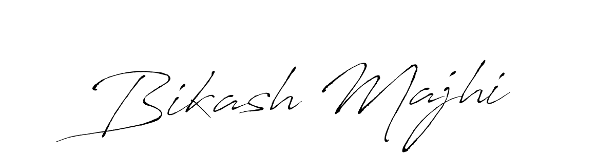 How to make Bikash Majhi name signature. Use Antro_Vectra style for creating short signs online. This is the latest handwritten sign. Bikash Majhi signature style 6 images and pictures png