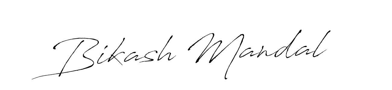 Bikash Mandal stylish signature style. Best Handwritten Sign (Antro_Vectra) for my name. Handwritten Signature Collection Ideas for my name Bikash Mandal. Bikash Mandal signature style 6 images and pictures png
