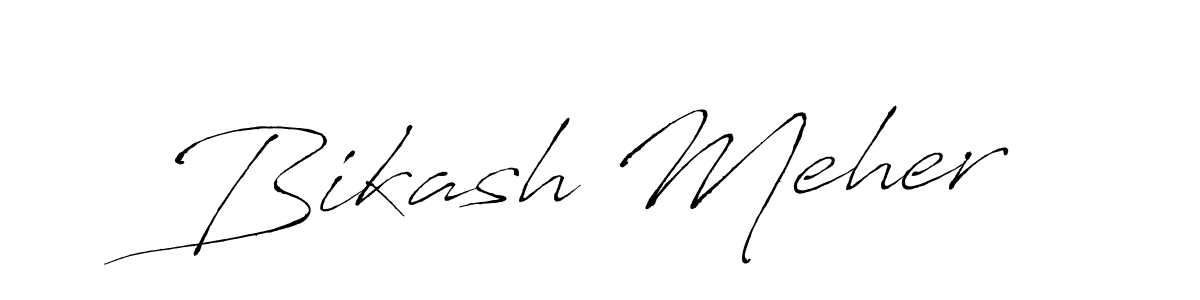Design your own signature with our free online signature maker. With this signature software, you can create a handwritten (Antro_Vectra) signature for name Bikash Meher. Bikash Meher signature style 6 images and pictures png