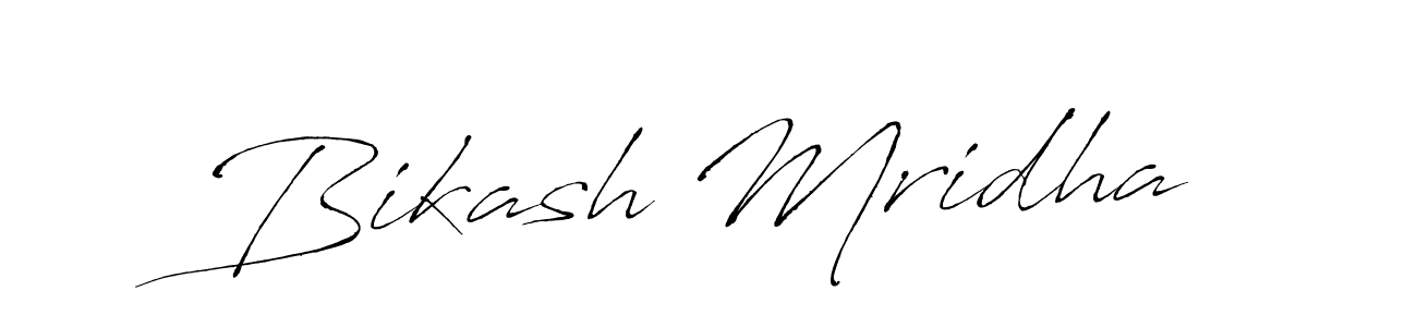 Also we have Bikash Mridha name is the best signature style. Create professional handwritten signature collection using Antro_Vectra autograph style. Bikash Mridha signature style 6 images and pictures png