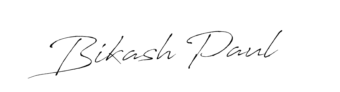 Make a beautiful signature design for name Bikash Paul. With this signature (Antro_Vectra) style, you can create a handwritten signature for free. Bikash Paul signature style 6 images and pictures png