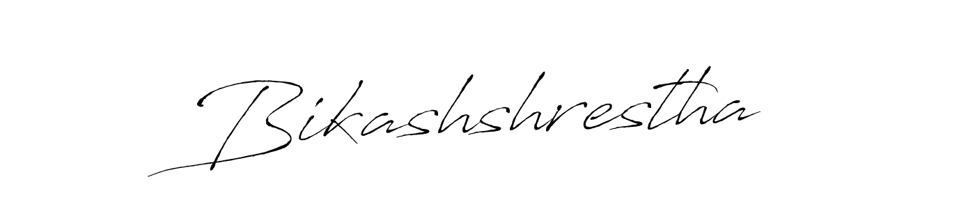 How to make Bikashshrestha signature? Antro_Vectra is a professional autograph style. Create handwritten signature for Bikashshrestha name. Bikashshrestha signature style 6 images and pictures png