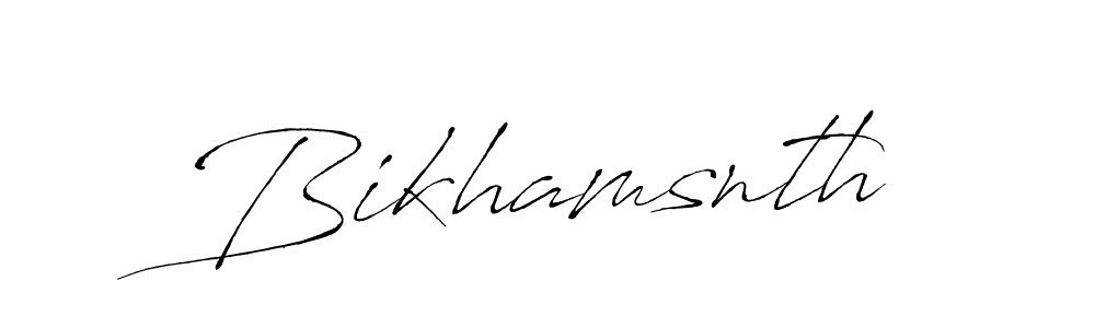 Similarly Antro_Vectra is the best handwritten signature design. Signature creator online .You can use it as an online autograph creator for name Bikhamsnth. Bikhamsnth signature style 6 images and pictures png
