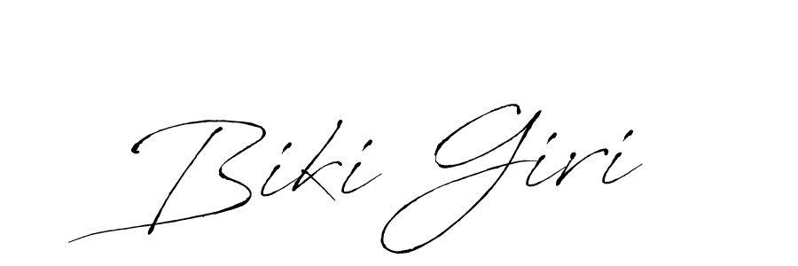 It looks lik you need a new signature style for name Biki Giri. Design unique handwritten (Antro_Vectra) signature with our free signature maker in just a few clicks. Biki Giri signature style 6 images and pictures png