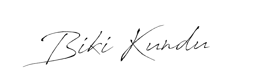 You should practise on your own different ways (Antro_Vectra) to write your name (Biki Kundu) in signature. don't let someone else do it for you. Biki Kundu signature style 6 images and pictures png