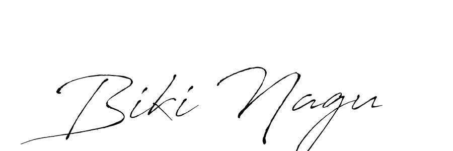 Also we have Biki Nagu name is the best signature style. Create professional handwritten signature collection using Antro_Vectra autograph style. Biki Nagu signature style 6 images and pictures png