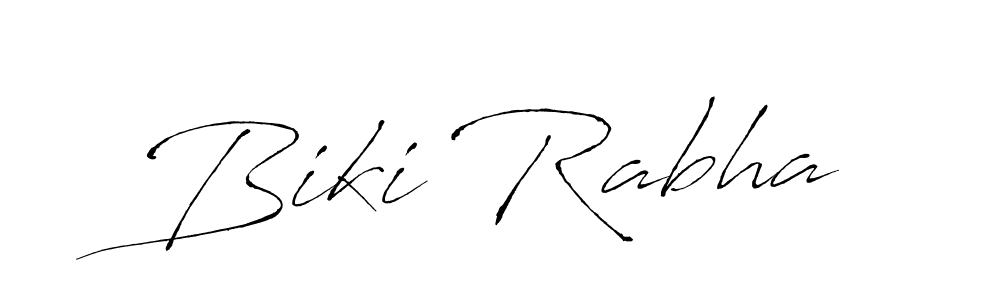 How to make Biki Rabha name signature. Use Antro_Vectra style for creating short signs online. This is the latest handwritten sign. Biki Rabha signature style 6 images and pictures png