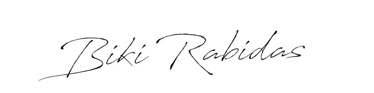 Similarly Antro_Vectra is the best handwritten signature design. Signature creator online .You can use it as an online autograph creator for name Biki Rabidas. Biki Rabidas signature style 6 images and pictures png