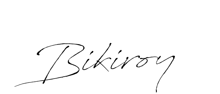 Make a beautiful signature design for name Bikiroy. With this signature (Antro_Vectra) style, you can create a handwritten signature for free. Bikiroy signature style 6 images and pictures png