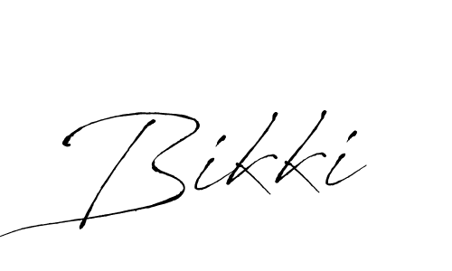 Also we have Bikki name is the best signature style. Create professional handwritten signature collection using Antro_Vectra autograph style. Bikki signature style 6 images and pictures png