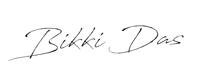 How to make Bikki Das name signature. Use Antro_Vectra style for creating short signs online. This is the latest handwritten sign. Bikki Das signature style 6 images and pictures png