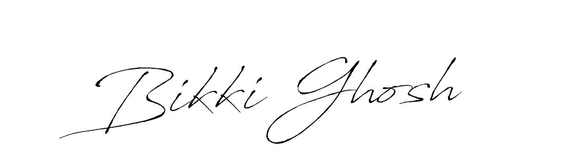 Antro_Vectra is a professional signature style that is perfect for those who want to add a touch of class to their signature. It is also a great choice for those who want to make their signature more unique. Get Bikki Ghosh name to fancy signature for free. Bikki Ghosh signature style 6 images and pictures png