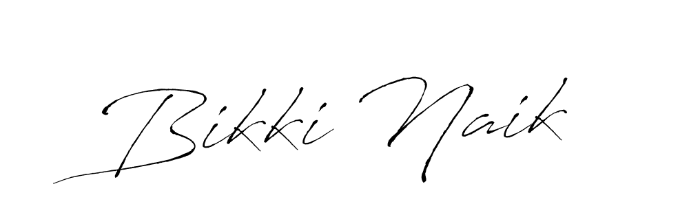 Also we have Bikki Naik name is the best signature style. Create professional handwritten signature collection using Antro_Vectra autograph style. Bikki Naik signature style 6 images and pictures png