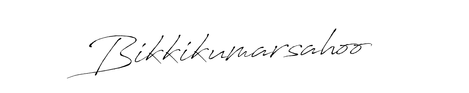 How to make Bikkikumarsahoo name signature. Use Antro_Vectra style for creating short signs online. This is the latest handwritten sign. Bikkikumarsahoo signature style 6 images and pictures png