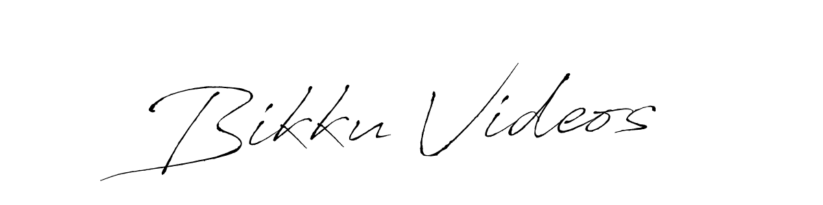 Use a signature maker to create a handwritten signature online. With this signature software, you can design (Antro_Vectra) your own signature for name Bikku Videos. Bikku Videos signature style 6 images and pictures png