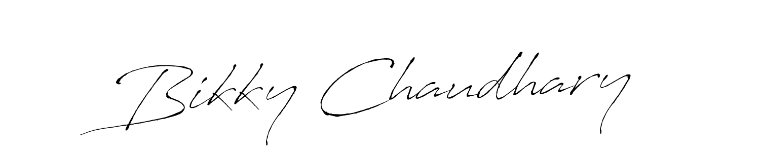 Use a signature maker to create a handwritten signature online. With this signature software, you can design (Antro_Vectra) your own signature for name Bikky Chaudhary. Bikky Chaudhary signature style 6 images and pictures png