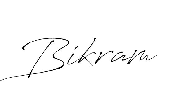 Bikram stylish signature style. Best Handwritten Sign (Antro_Vectra) for my name. Handwritten Signature Collection Ideas for my name Bikram. Bikram signature style 6 images and pictures png