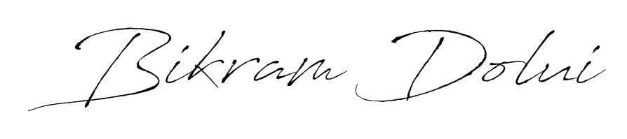 Make a beautiful signature design for name Bikram Dolui. Use this online signature maker to create a handwritten signature for free. Bikram Dolui signature style 6 images and pictures png