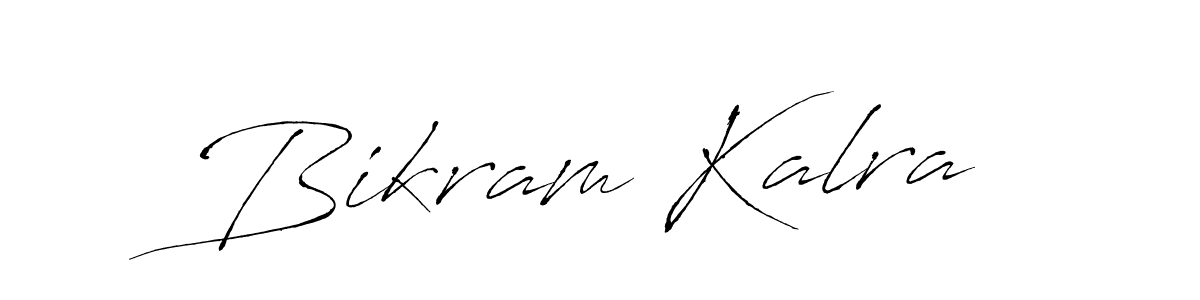 Bikram Kalra stylish signature style. Best Handwritten Sign (Antro_Vectra) for my name. Handwritten Signature Collection Ideas for my name Bikram Kalra. Bikram Kalra signature style 6 images and pictures png